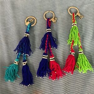 Colorful Tassel Keychain - Multicolor Decorative Accessory
